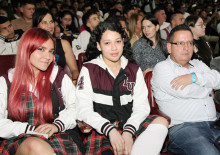 Ana Castaño, Karen Núñez y José Martín Giraldo.