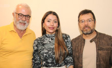 Luis Gustavo Ocampo, María Alejandra Muñoz y Rodrigo López. Luis Gustavo Ocampo, María Alejandra Muñoz y Rodrigo López.
