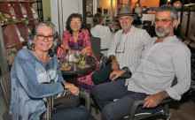 Liliana Hurtado, Amparo Mejía, Diego Escobar y Luis Fernando Acebedo.