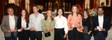 Reconocimientos a aliados estratégicos: Óscar Villegas Velásquez; Comité de cafeteros de Caldas, recibe su directora ejecutiva Natalia Yepes Jaramillo; Fundación Luker, recibe su gerente Pablo Jaramillo Villegas; Chec Grupo EPM, recibe su gerente Martha Libia Castaño Tovar; Paula Andrea Valencia Otálvaro, directora ejecutiva de la Fundación Instituto de Liderazgo; Universidad Autónoma de Manizales, recibe Claudia Patricia Henao Lema, Vicerrectora de desarrollo humano; Confa, recibe Margarita María Escobar Jaramillo, profesional de servicios y formación de Confa; y Alcaldía de Manizales, en representación del Alcalde de Manizales Jorge Eduardo Rojas, recibe Andrés Felipe Betancourt, secretario de educación. Reconocimientos a aliados estratégicos: Óscar Villegas Velásquez; Comité de cafeteros de Caldas, recibe su directora ejecutiva Natalia Yepes Jaramillo; Fundación Luker, recibe su gerente Pablo Jaramillo Villegas; Chec Grupo EPM, recibe su gerente Martha Libia Castaño Tovar; Paula Andrea Valencia Otálvaro, directora ejecutiva de la Fundación Instituto de Liderazgo; Universidad Autónoma de Manizales, recibe Claudia Patricia Henao Lema, Vicerrectora de desarrollo humano; Confa, recibe Margarita María Escobar J
