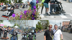 "This is really good", la exclamación de dos turistas extranjeros con los carritos de balineras