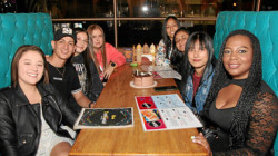 Celebraron con compañeros de trabajo