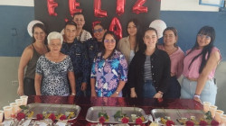 Foto | Óscar Yhony Restrepo | LA PATRIA Grupo de mujeres reconocidas por su día en el Inpec de Pácora.