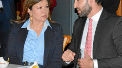 Luz Adriana Camargo Garzón, fiscal general de la Nación; y Carlos Mario Zuluaga, contralor general encargado de la Nación.