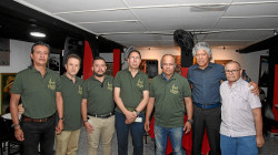 Fotos | Argemiro Idárraga | LA PATRIA José Fernando Villa, Pedro Salazar, Juan Carlos Álvarez, Miguel Ángel Giraldo, Diego Ballesteros, Juan David Correa y Vicente Nieto.