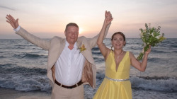 Boda en las playas de Coveñas entre Jorge Andrés Herrera y Sandra Ramírez