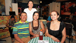 Gustavo Ortiz, Lucy Baldión, Liliana Quiceno y Janeth Ávila.