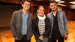 Luis Carlos Castaño, Fanny Pedraza y Jorge Dávila