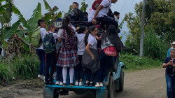 Piden reajuste en plata para transporte escolar en Caldas