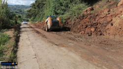 Por fin retiraron el derrumbe entre Anserma y Belén de Umbría (Caldas)