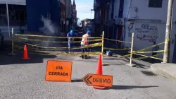 Están reparando cámara de alcantarillado afectada en Anserma