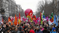 Protestas masivas en Francia contra la reforma de las pensiones 