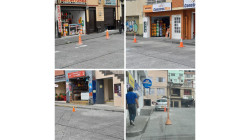 Vecinos del barrio San Jorge de Manizales, molestos por señalización indebida