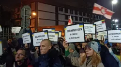 Una marcha en Varsovia conmemora el aniversario de la guerra de Ucrania