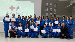 Voluntarios de la Cruz Roja van con todo por Chinchiná (Caldas)