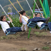 La Felipe Gutiérrez, en Salamina, estrena parque infantil