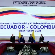 Lasso y Petro inician Gabinete Binacional en frontera de Ecuador y Colombia