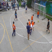 Interclases en la Institución Educativa Rural San Peregrino