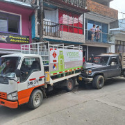 Camioneta arrolló a un motociclista y chocó con otro vehículo en Samaná (Caldas)