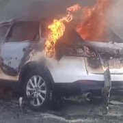 Se quemó una camioneta por fallas mecánicas en Pácora (Caldas)