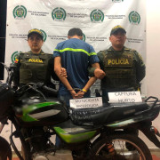 Recuperan moto robada en Marquetalia