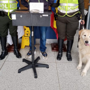 El perro Max lo pilló con el vicio entre la multitud en la Terminal de Manizales